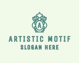 Islamic Frame Pattern logo design