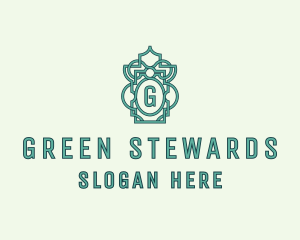 Islamic Frame Pattern logo design