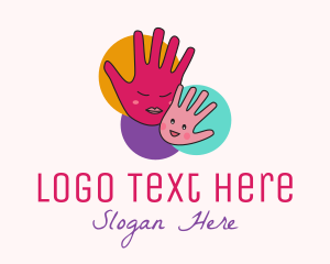 Mother & Child Hand logo