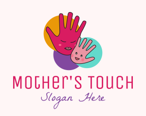 Mother & Child Hand logo