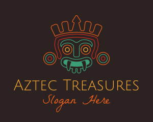 Ancient Aztec Beast logo
