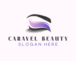 Beauty Makeup Eyelashes logo design