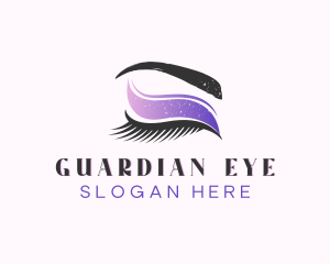 Beauty Makeup Eyelashes logo design