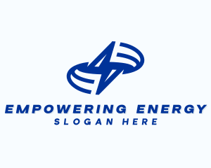 Power Lightning Bolt logo design