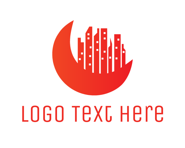 Red Building logo example 2