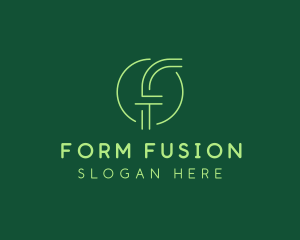 Modern Minimalist Letter F logo design