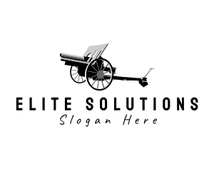 Military Artillery Cannon Logo