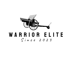 Military Artillery Cannon logo