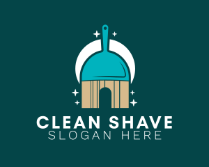 Cleaning Broom Housekeeper logo design