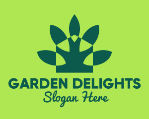 Green Eco Home Gardening logo design