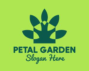 Green Eco Home Gardening logo design