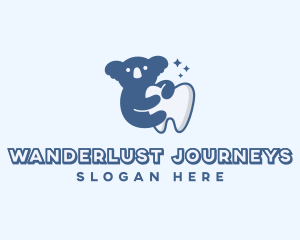 Tooth Dentistry Koala Logo