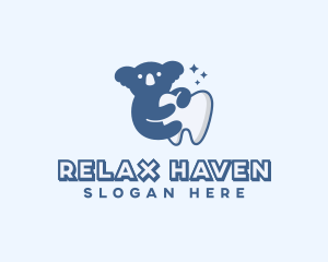 Tooth Dentistry Koala logo