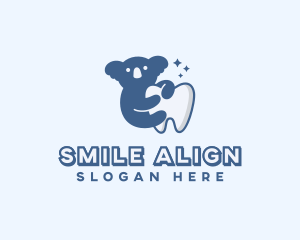 Tooth Dentistry Koala logo