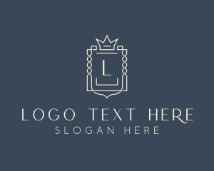 Elegant Royal Shield logo