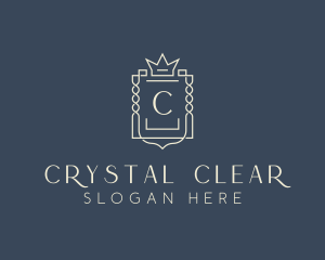 Elegant Royal Shield logo design