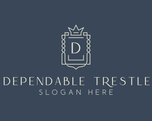 Elegant Royal Shield logo design