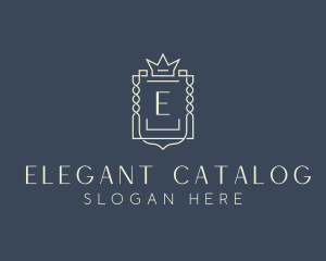 Elegant Royal Shield logo design