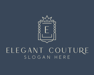 Elegant Royal Shield logo design