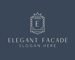 Elegant Royal Shield logo design