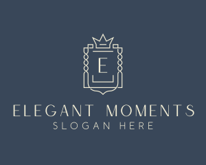 Elegant Royal Shield logo design