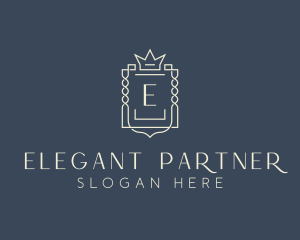 Elegant Royal Shield logo design