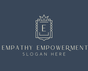 Elegant Royal Shield logo design