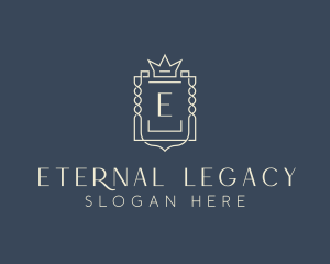 Elegant Royal Shield logo design