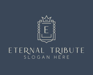 Elegant Royal Shield logo design