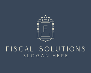 Elegant Royal Shield logo design