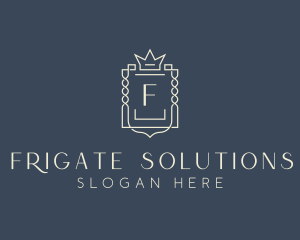 Elegant Royal Shield logo design