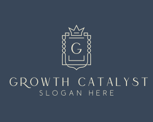 Elegant Royal Shield logo design