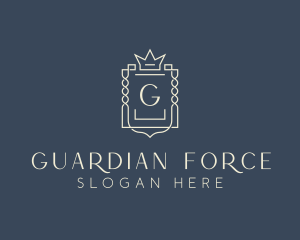 Elegant Royal Shield logo design