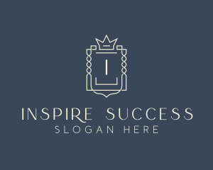 Elegant Royal Shield logo design