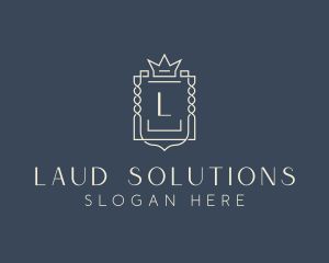 Elegant Royal Shield logo design