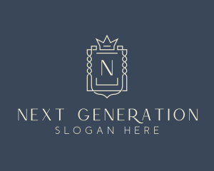 Elegant Royal Shield logo design