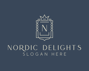 Elegant Royal Shield logo design