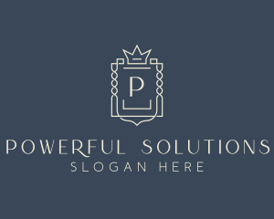 Elegant Royal Shield logo design