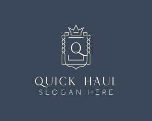 Elegant Royal Shield logo design