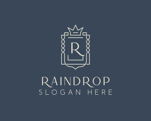 Elegant Royal Shield logo design