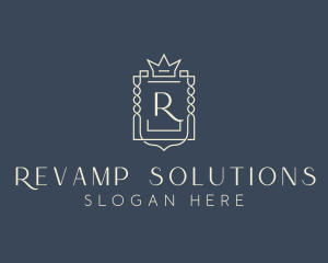 Elegant Royal Shield logo design