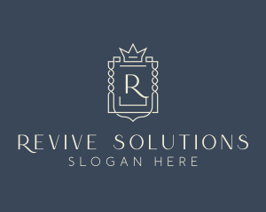 Elegant Royal Shield logo design