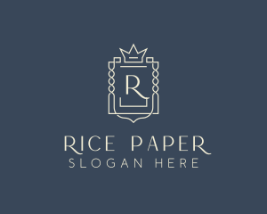 Elegant Royal Shield logo design