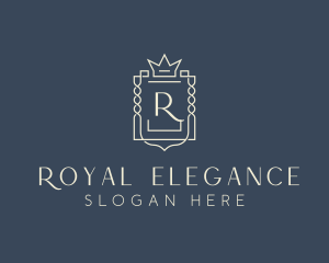 Elegant Royal Shield logo design