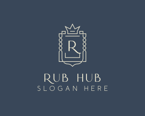 Elegant Royal Shield logo design