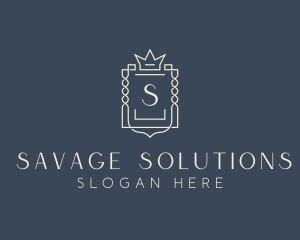 Elegant Royal Shield logo design