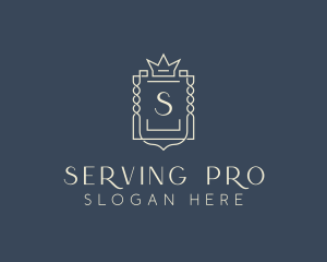 Elegant Royal Shield logo design