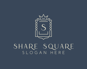 Elegant Royal Shield logo design