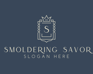 Elegant Royal Shield logo design