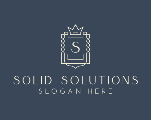 Elegant Royal Shield logo design